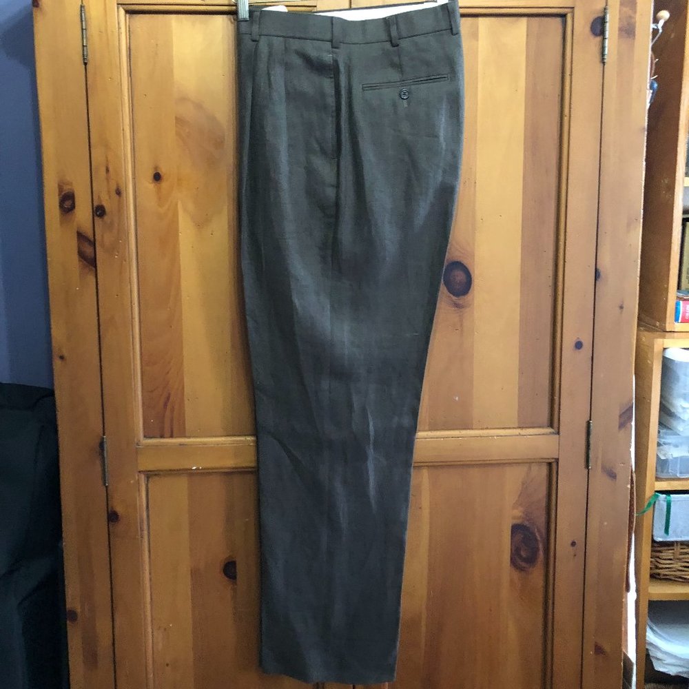 Brooks Brothers size 38/L30 olive brown mens pants